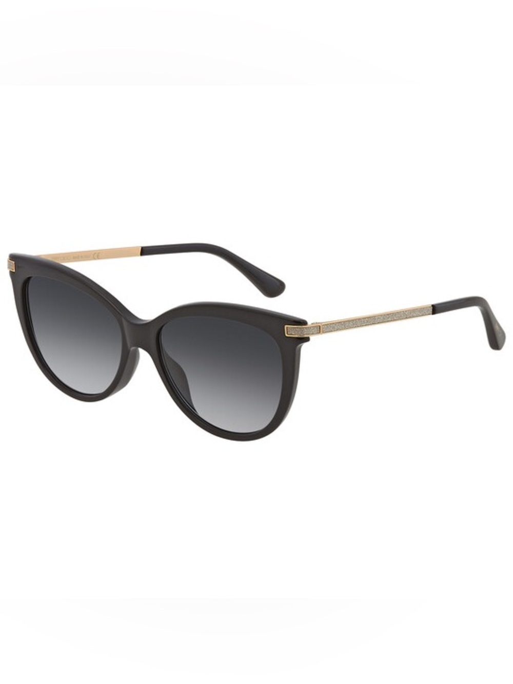 New Jimmy Choo Grey Gradient Cat Eye Ladies Sunglasses Axelle Black - Picture 2 of 16